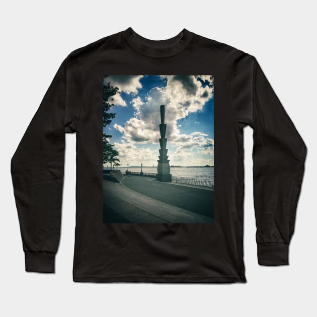 Battery Park City, Manhattan, NYC Long Sleeve T-Shirt by eleonoraingrid